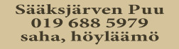 Sääksjärven Puu logo